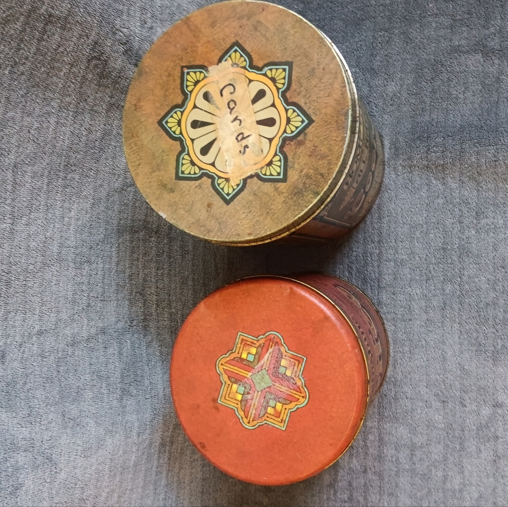 Vintage Sunshine Red Coffee Tin Can Homestead Cookie Tin Farmhouse Kitchen Set - Picture 3 of 12